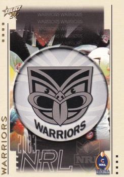 2003 Select XL #159 New Zealand Warriors Logo Front